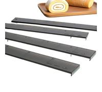 4Pcs Cake Roll Uniform Division Molds Cake Roll Cutting Roll Scale Ruler Baking Cake Cutting Thickness Scale Slicer Thickness Guide For Baking You Can Cut The Cookie Cake Into Equal Parts