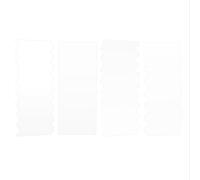 4pcs Cake Scrapers, Clear Acrylic Cake Scraper Smoother Set Striped Edge Comb Decorating Tools for Kitchen Baking Mousse Pastry DIY Icing Buttercream Fondant Frosting