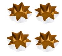 4PCS Cake Tart Cookie Mold Egg Tart Molds Aluminum Small Tart Pan Cupcake and Muffin Cups