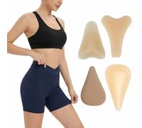 4Pcs Camel Toe Concealer Adhesive,Reusable Silicone Sticky Camel Toe Underwear Pad,Seamless Anti Camels Toes Cover Underwear for Women Swimwear, Bikini, Yoga Pants