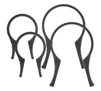 4pcs Camera Lens Filter Wrench Set for 48-77mm Abs Black | Repair Tool, Lens Maintenance Use, Two-piece Size Combination for Different Lens Diameters