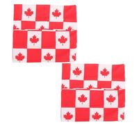 4pcs Canada Flag Wide Sports Headband Nonslip Polyester