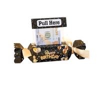 4Pcs Candy Design Birthday Money Box Cash Gift Pull Out For Kids & Adults