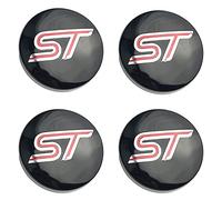 4Pcs Car ABS Plastic Hub Centre Caps for Ford ST Fiesta EcoSport Explorer Escort Kuga Focus 1 2 3 mk2 mk3 mk4 mk5 mk7 54mm 60mm Wheel Rims Center Covers Decoration Accessories,A-54mm-red