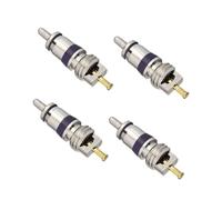4Pcs Car AC Valve Core Replacement - Refrigerant Refill Insert 3C0820795/8E0820855/KTT500012, Compatible with BMW Models (Universal Fit)