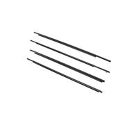 4PCS Car Accessories Door Glass Belt Outer Molding Weatherstrip for Prius 2004 2005 2006 2007 2008 2009