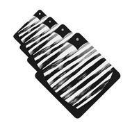 4Pcs Car Air Fresheners Cards Black and white striped heart Hanging Fragrance Scented Cards Lasting Scent Car Aromatherapy Tablets Auto Rearview Mirror Pendant for Wardrobe Shoe Cabinet