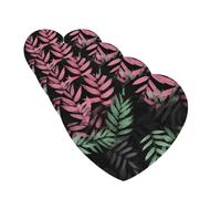 4Pcs Car Air Fresheners Cards Black green leaves Hanging Fragrance Scented Cards Lasting Scent Car Aromatherapy Tablets Auto Rearview Mirror Pendant for Wardrobe Shoe Cabinet