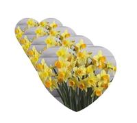 4Pcs Car Air Fresheners Cards Bouquet of Daffodils Hanging Fragrance Scented Cards Lasting Scent Car Aromatherapy Tablets Auto Rearview Mirror Pendant for Wardrobe Shoe Cabinet
