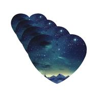 4Pcs Car Air Fresheners Cards Celestial Night Sky Hanging Fragrance Scented Cards Lasting Scent Car Aromatherapy Tablets Auto Rearview Mirror Pendant for Wardrobe Shoe Cabinet