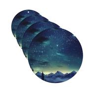 4Pcs Car Air Fresheners Cards Celestial Night Sky Hanging Fragrance Scented Cards Lasting Scent Car Aromatherapy Tablets Auto Rearview Mirror Pendant for Wardrobe Shoe Cabinet