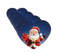 4Pcs Car Air Fresheners Cards Christmas Santa Claus Hanging Fragrance Scented Cards Lasting Scent Car Aromatherapy Tablets Auto Rearview Mirror Pendant for Wardrobe Shoe Cabinet