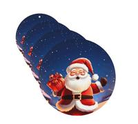 4Pcs Car Air Fresheners Cards Christmas Santa Claus Hanging Fragrance Scented Cards Lasting Scent Car Aromatherapy Tablets Auto Rearview Mirror Pendant for Wardrobe Shoe Cabinet