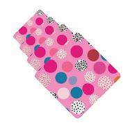 4Pcs Car Air Fresheners Cards Crazy polka dots Hanging Fragrance Scented Cards Lasting Scent Car Aromatherapy Tablets Auto Rearview Mirror Pendant for Wardrobe Shoe Cabinet