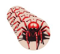 4Pcs Car Air Fresheners Cards Cute little red spider Hanging Fragrance Scented Cards Lasting Scent Car Aromatherapy Tablets Auto Rearview Mirror Pendant for Wardrobe Shoe Cabinet