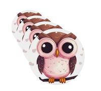 4Pcs Car Air Fresheners Cards Cute owl Hanging Fragrance Scented Cards Lasting Scent Car Aromatherapy Tablets Auto Rearview Mirror Pendant for Wardrobe Shoe Cabinet