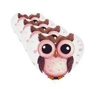 4Pcs Car Air Fresheners Cards Cute owl Hanging Fragrance Scented Cards Lasting Scent Car Aromatherapy Tablets Auto Rearview Mirror Pendant for Wardrobe Shoe Cabinet