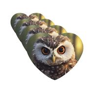 4Pcs Car Air Fresheners Cards Cute Owl Hanging Fragrance Scented Cards Lasting Scent Car Aromatherapy Tablets Auto Rearview Mirror Pendant for Wardrobe Shoe Cabinet