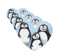 4Pcs Car Air Fresheners Cards Cute Penguins Hanging Fragrance Scented Cards Lasting Scent Car Aromatherapy Tablets Auto Rearview Mirror Pendant for Wardrobe Shoe Cabinet