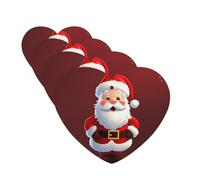 4Pcs Car Air Fresheners Cards Cute Santa Claus Hanging Fragrance Scented Cards Lasting Scent Car Aromatherapy Tablets Auto Rearview Mirror Pendant for Wardrobe Shoe Cabinet