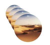 4Pcs Car Air Fresheners Cards Desert landscape Hanging Fragrance Scented Cards Lasting Scent Car Aromatherapy Tablets Auto Rearview Mirror Pendant for Wardrobe Shoe Cabinet