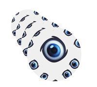 4Pcs Car Air Fresheners Cards Evil eyes Hanging Fragrance Scented Cards Lasting Scent Car Aromatherapy Tablets Auto Rearview Mirror Pendant for Wardrobe Shoe Cabinet