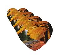 4Pcs Car Air Fresheners Cards Fall colors Hanging Fragrance Scented Cards Lasting Scent Car Aromatherapy Tablets Auto Rearview Mirror Pendant for Wardrobe Shoe Cabinet
