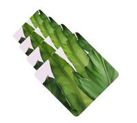 4Pcs Car Air Fresheners Cards Fresh Banana Leaves Hanging Fragrance Scented Cards Lasting Scent Car Aromatherapy Tablets Auto Rearview Mirror Pendant for Wardrobe Shoe Cabinet