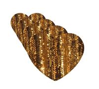 4Pcs Car Air Fresheners Cards Gold Sequin Sparkle Hanging Fragrance Scented Cards Lasting Scent Car Aromatherapy Tablets Auto Rearview Mirror Pendant for Wardrobe Shoe Cabinet