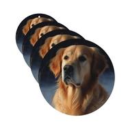 4Pcs Car Air Fresheners Cards golden retriever Hanging Fragrance Scented Cards Lasting Scent Car Aromatherapy Tablets Auto Rearview Mirror Pendant for Wardrobe Shoe Cabinet