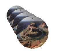 4Pcs Car Air Fresheners Cards Grand Canyon Arizona Hanging Fragrance Scented Cards Lasting Scent Car Aromatherapy Tablets Auto Rearview Mirror Pendant for Wardrobe Shoe Cabinet