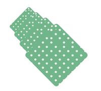 4Pcs Car Air Fresheners Cards Green Polka Dots Hanging Fragrance Scented Cards Lasting Scent Car Aromatherapy Tablets Auto Rearview Mirror Pendant for Wardrobe Shoe Cabinet