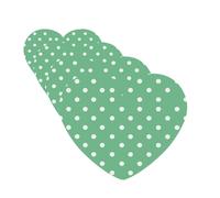 4Pcs Car Air Fresheners Cards Green Polka Dots Hanging Fragrance Scented Cards Lasting Scent Car Aromatherapy Tablets Auto Rearview Mirror Pendant for Wardrobe Shoe Cabinet