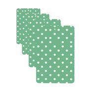 4Pcs Car Air Fresheners Cards Green Polka Dots Hanging Fragrance Scented Cards Lasting Scent Car Aromatherapy Tablets Auto Rearview Mirror Pendant for Wardrobe Shoe Cabinet