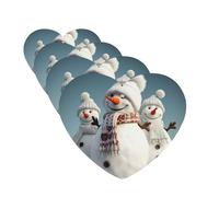 4Pcs Car Air Fresheners Cards Happy Snowman Hanging Fragrance Scented Cards Lasting Scent Car Aromatherapy Tablets Auto Rearview Mirror Pendant for Wardrobe Shoe Cabinet