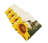 4Pcs Car Air Fresheners Cards Hummingbird Sunflower Hanging Fragrance Scented Cards Lasting Scent Car Aromatherapy Tablets Auto Rearview Mirror Pendant for Wardrobe Shoe Cabinet