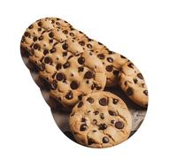 4Pcs Car Air Fresheners Cards Long Lasting Double Sided Hanging Fragrance Scented Card Chocolate Chip Car Aromatherapy Tablets Auto Rearview Mirror Pendant for Men Women