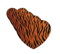 4Pcs Car Air Fresheners Cards Long Lasting Double Sided Hanging Fragrance Scented Card Tiger Stripes Orange Car Aromatherapy Tablets Auto Rearview Mirror Pendant for Men Women