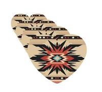 4Pcs Car Air Fresheners Cards Native American Patterns Hanging Fragrance Scented Cards Lasting Scent Car Aromatherapy Tablets Auto Rearview Mirror Pendant for Wardrobe Shoe Cabinet