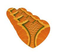 4Pcs Car Air Fresheners Cards Orange texture picture Hanging Fragrance Scented Cards Lasting Scent Car Aromatherapy Tablets Auto Rearview Mirror Pendant for Wardrobe Shoe Cabinet
