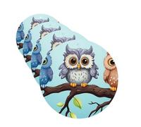 4Pcs Car Air Fresheners Cards Owls on a branch Hanging Fragrance Scented Cards Lasting Scent Car Aromatherapy Tablets Auto Rearview Mirror Pendant for Wardrobe Shoe Cabinet