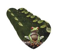 4Pcs Car Air Fresheners Cards Peace Tree Frog Hanging Fragrance Scented Cards Lasting Scent Car Aromatherapy Tablets Auto Rearview Mirror Pendant for Wardrobe Shoe Cabinet