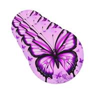 4Pcs Car Air Fresheners Cards Purple Butterfly Hanging Fragrance Scented Cards Lasting Scent Car Aromatherapy Tablets Auto Rearview Mirror Pendant for Wardrobe Shoe Cabinet