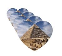 4Pcs Car Air Fresheners Cards Pyramids of Egypt Hanging Fragrance Scented Cards Lasting Scent Car Aromatherapy Tablets Auto Rearview Mirror Pendant for Wardrobe Shoe Cabinet