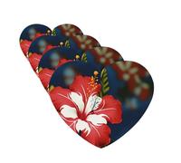 4Pcs Car Air Fresheners Cards Red Flowers Hanging Fragrance Scented Cards Lasting Scent Car Aromatherapy Tablets Auto Rearview Mirror Pendant for Wardrobe Shoe Cabinet