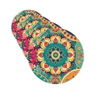4Pcs Car Air Fresheners Cards Round Flower Hanging Fragrance Scented Cards Lasting Scent Car Aromatherapy Tablets Auto Rearview Mirror Pendant for Wardrobe Shoe Cabinet