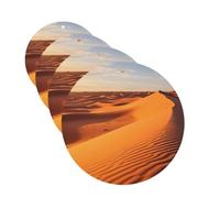 4Pcs Car Air Fresheners Cards Sand Dunes in The Sahara Desert Hanging Fragrance Scented Cards Lasting Scent Car Aromatherapy Tablets Auto Rearview Mirror Pendant for Wardrobe Shoe Cabinet