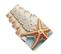 4Pcs Car Air Fresheners Cards Sea Shell Starfish Hanging Fragrance Scented Cards Lasting Scent Car Aromatherapy Tablets Auto Rearview Mirror Pendant for Wardrobe Shoe Cabinet