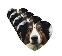 4Pcs Car Air Fresheners Cards Sheep Dog Hanging Fragrance Scented Cards Lasting Scent Car Aromatherapy Tablets Auto Rearview Mirror Pendant for Wardrobe Shoe Cabinet