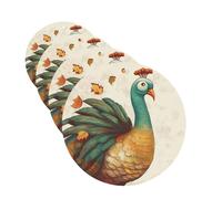 4Pcs Car Air Fresheners Cards Thanksgiving Turkey Hanging Fragrance Scented Cards Lasting Scent Car Aromatherapy Tablets Auto Rearview Mirror Pendant for Wardrobe Shoe Cabinet